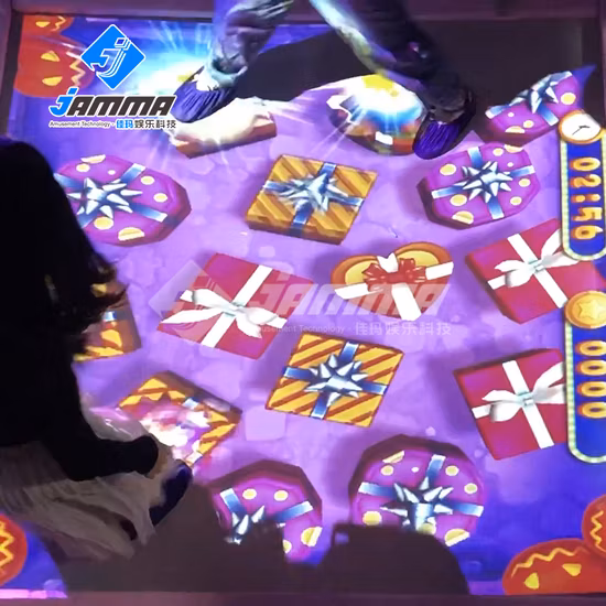 AR 트램폴린 바닥, 어린이 인터랙티브 프로젝션 게임, 어린이 공원, 볼풀, 부드러운 놀이터