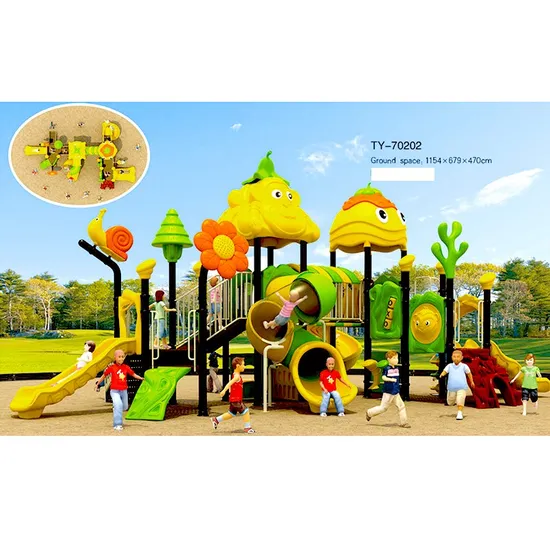 다기능 다채로운 대화형 야외 어린이 놀이터(TY-70594)