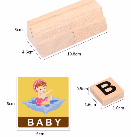 어린이를 위한 맞춤형 대화형 부모-자식 보드 게임 학습 카드 세트