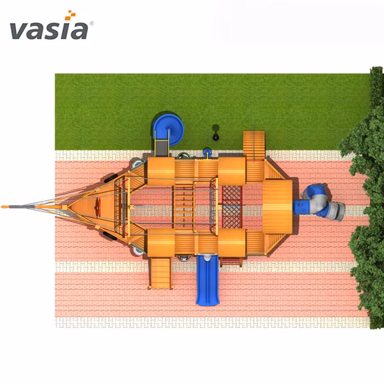 체험형 놀이기구, 어린이용 슬라이드 세트, 대형 야외 놀이터